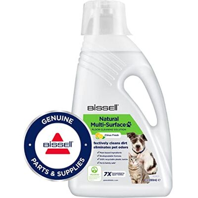 Bissell Natuurlijke multi-oppervlakte reinigingsoplossing voor dieren, reiniging voor vloeren, tapijten en auto-interieurs, 2 liter, citroengeur, compatibel met CrossWave, SpinWave en HydroWave - Bissell Natuurlijke multi-oppervlakte reinigingsoplossing voor dieren, reiniging voor vloeren, tapijten en auto-interieurs, 2 liter, citroengeur, compatibel met CrossWave, SpinWave en HydroWave -