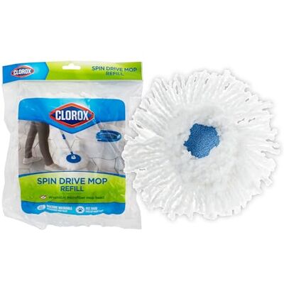 Clorox Droge dweil, microvezel, wit, navulling Clorox Droge dweil, microvezel, wit, navulling