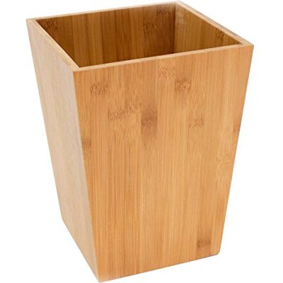 MSV Afvalemmer van bamboe, 3 l, bruin MSV Afvalemmer van bamboe, 3 l, bruin