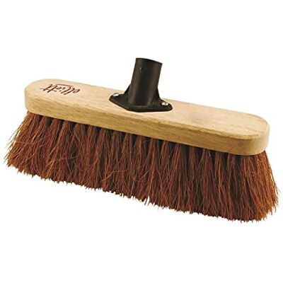 Elliott Bezemkop van natuurlijke kokosvezel, FSC-gecertificeerd, 29 cm, met harde borstelharen, zeer duurzaam, ideaal voor binnen, huis, keuken en lentereiniging, bruin Elliott Bezemkop van natuurlijke kokosvezel, FSC-gecertificeerd, 29 cm, met harde borstelharen, zeer duurzaam, ideaal voor binnen, huis, keuken en lentereiniging, bruin