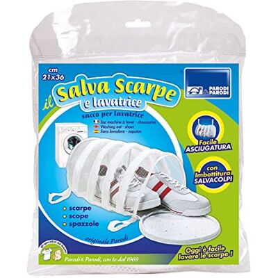 PARODI & PARODI De Save schoenenwaszak ter bescherming van het wasmiddel met ritssluiting, gevoerde netzak voor wasmachine, ideaal voor het verpesten van schoenen, borstels en PARODI & PARODI De Save schoenenwaszak ter bescherming van het wasmiddel met ritssluiting, gevoerde netzak voor wasmachine, ideaal voor het verpesten van schoenen, borstels en