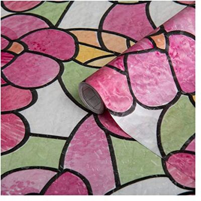d-c-fix Lissabon Summer Statische privacyfolie, 45 cm x 1,5 m, matglasfolie, ondoorzichtig, voor thuis, keuken, badkamer en kantoor d-c-fix Lissabon Summer Statische privacyfolie, 45 cm x 1,5 m, matglasfolie, ondoorzichtig, voor thuis, keuken, badkamer en kantoor