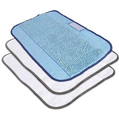 iRobot Braava Accessoire – set van 3 herbruikbare doekjes, wasmodus + droogreinigingsmodus, serie 300 iRobot Braava Accessoire – set van 3 herbruikbare doekjes, wasmodus + droogreinigingsmodus, serie 300