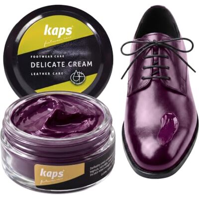 Kaps Delicate Cream Professionele crème Schoencrème en verzorging voor het reinigen en opfrissen van natuurlijk leer en kunstleer (50 ml) Pour cuir naturel et synthétique, soin nourrissant pour chaussures, plusieurs couleurs 50ml - 1.70 fl.oz. Kaps Delicate Cream Professionele crème Schoencrème en verzorging voor het reinigen en opfrissen van natuurlijk leer en kunstleer (50 ml) Pour cuir naturel et synthétique, soin nourrissant pour chaussures, plusieurs couleurs 50ml - 1.70 fl.oz.