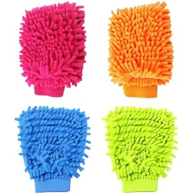 COACOM 4 stuks auto schoonmaak handschoenen auto reinigingsgereedschap auto wasbenodigdheden dubbelzijdige auto wassen handschoenen auto verzorging accessoires COACOM 4 stuks auto schoonmaak handschoenen auto reinigingsgereedschap auto wasbenodigdheden dubbelzijdige auto wassen handschoenen auto verzorging accessoires