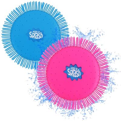 com-four ® 2 x waterfrisbee, schuimrubberen waterwerpschijf Waterspeelgoed in heldere kleuren extra zacht com-four ® 2 x waterfrisbee, schuimrubberen waterwerpschijf Waterspeelgoed in heldere kleuren extra zacht