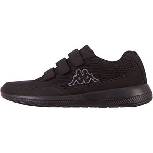 Kappa Follow VL, uniseks sneakers, 1116 Zwart Grijs 36 EU