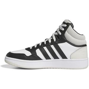 Adidas Hoops 3.0 Mid Lifestyle Basketbal Classic Vintage Schoenen Heren, Cloud Wit/Core Zwart/Orbit Grijs, 45 1/3 EU 45 1/3 EU Adidas Hoops 3.0 Mid Lifestyle Basketbal Classic Vintage Schoenen Heren, Cloud Wit/Core Zwart/Orbit Grijs, 45 1/3 EU 45 1/3 EU