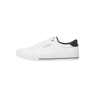 Jack & Jones Jfwjerry Canvas Sneaker Noos Jfwjerry Noos Sneakers van canvas voor heren, Wit, 43 EU 43 EU Jack & Jones Jfwjerry Canvas Sneaker Noos Jfwjerry Noos Sneakers van canvas voor heren, Wit, 43 EU 43 EU
