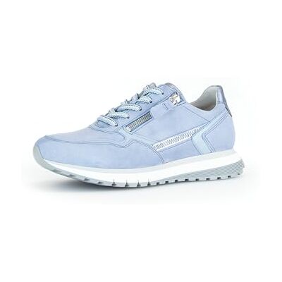 Gabor Damessneakers, lage schoenen, lage schoenen, uitneembare binnenzool, gemiddelde extra breedte (G), Azur Sky 26 42.5 EU Large Gabor Damessneakers, lage schoenen, lage schoenen, uitneembare binnenzool, gemiddelde extra breedte (G), Azur Sky 26 42.5 EU Large