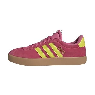 Adidas Vl Court 3.0 Low Skateboarding Schoenen voor dames, Lucid Pink/Pure Lemon/Gold Met. 40 EU Adidas Vl Court 3.0 Low Skateboarding Schoenen voor dames, Lucid Pink/Pure Lemon/Gold Met. 40 EU