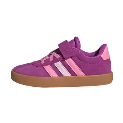 Adidas VL Court 3.0 Hook-and-Loop-schoenen voor kinderen, uniseks, kinderen, Flash Pink / Bliss Pink / Clear Pink 29 EU Adidas VL Court 3.0 Hook-and-Loop-schoenen voor kinderen, uniseks, kinderen, Flash Pink / Bliss Pink / Clear Pink 29 EU