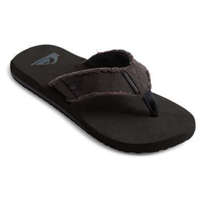 Quiksilver Monkey Abyss Teenslippers voor heren, zwart, zwart, zwart, bruin, Xkkc, 43 EU 43 EU Quiksilver Monkey Abyss Teenslippers voor heren, zwart, zwart, zwart, bruin, Xkkc, 43 EU 43 EU