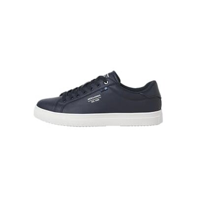 Jack & Jones Jfwbale Noos PU-sneakers, grijs/marineblauw, 43 EU 43 EU Jack & Jones Jfwbale Noos PU-sneakers, grijs/marineblauw, 43 EU 43 EU