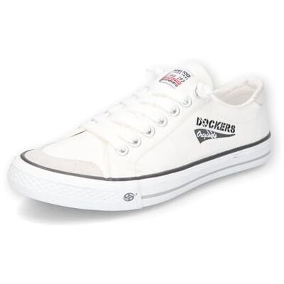 Dockers 30st027-790200 Sneakers voor heren, Wit 500, 43 EU 43 EU Dockers 30st027-790200 Sneakers voor heren, Wit 500, 43 EU 43 EU