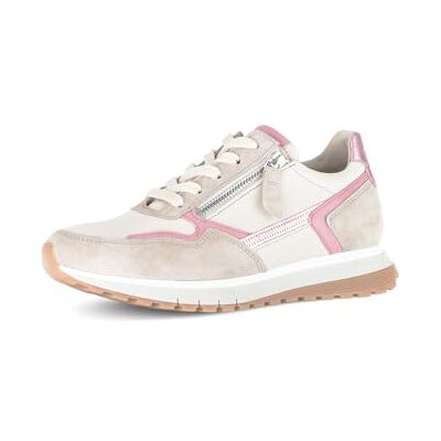 Gabor Damessneakers, lage schoenen, lage schoenen, uitneembare binnenzool, gemiddelde extra breedte (G), Panna Rose 20 35.5 EU Large Gabor Damessneakers, lage schoenen, lage schoenen, uitneembare binnenzool, gemiddelde extra breedte (G), Panna Rose 20 35.5 EU Large