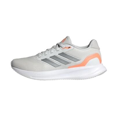Adidas Runfalcon 5 hardloopschoenen voor dames, Kristal Wit/Iron Met./Beam Oranje, 38 2/3 EU 38 2/3 EU Adidas Runfalcon 5 hardloopschoenen voor dames, Kristal Wit/Iron Met./Beam Oranje, 38 2/3 EU 38 2/3 EU