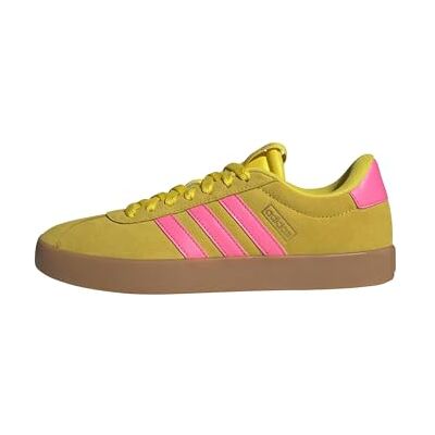 Adidas Vl Court 3.0 Low Skateboarding Schoenen voor dames, Geel/Lucid Pink/Gold Met., 39 1/3 EU 39 1/3 EU Adidas Vl Court 3.0 Low Skateboarding Schoenen voor dames, Geel/Lucid Pink/Gold Met., 39 1/3 EU 39 1/3 EU