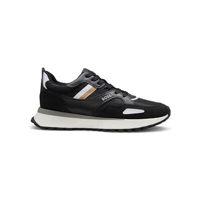 Boss Jonah Runn sneakers voor heren, loopschoenen met buitenzool van EVA-rubber, zwart 001, 43 EU 43 EU Boss Jonah Runn sneakers voor heren, loopschoenen met buitenzool van EVA-rubber, zwart 001, 43 EU 43 EU