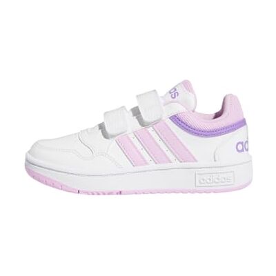 Adidas Hoops Lifestyle Hook-and-Loop Basketbal, uniseks, kinderen, Ftwr White/Bliss Lilac/Violet Fusion, 28 EU 28 EU Adidas Hoops Lifestyle Hook-and-Loop Basketbal, uniseks, kinderen, Ftwr White/Bliss Lilac/Violet Fusion, 28 EU 28 EU