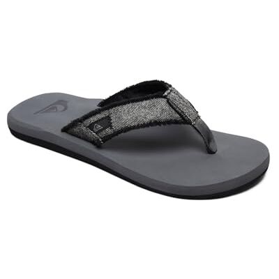 Quiksilver Monkey Abyss Teenslippers voor heren, Grijs Grijs Zwart Grijs Xsks, 39 EU 39 EU Quiksilver Monkey Abyss Teenslippers voor heren, Grijs Grijs Zwart Grijs Xsks, 39 EU 39 EU
