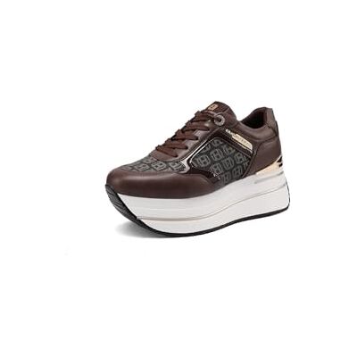QUEEN HELENA Platform damessneakers X34-47, Bruin, 40 EU 40 EU QUEEN HELENA Platform damessneakers X34-47, Bruin, 40 EU 40 EU