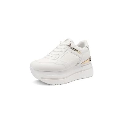 QUEEN HELENA Platform damessneakers X34-47, Wit., 40 EU 40 EU QUEEN HELENA Platform damessneakers X34-47, Wit., 40 EU 40 EU