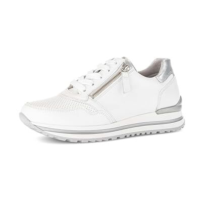 Gabor Lage sneakers voor dames, zilverwit 50, 38,5 EU Large 38.5 EU Large Gabor Lage sneakers voor dames, zilverwit 50, 38,5 EU Large 38.5 EU Large