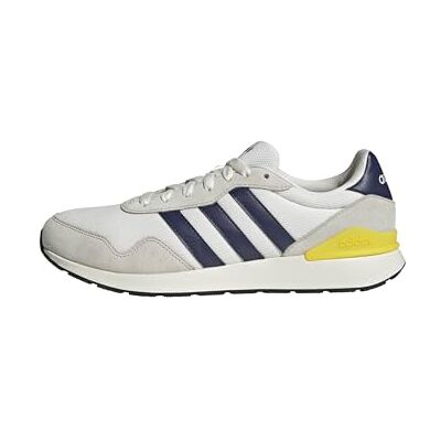 Adidas Run 60s 4.0 schoenen heren, Core Wit/Donker Blauw/Uit Wit, 41 1/3 EU 41 1/3 EU Adidas Run 60s 4.0 schoenen heren, Core Wit/Donker Blauw/Uit Wit, 41 1/3 EU 41 1/3 EU