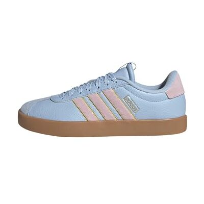 Adidas Vl Court 3.0 Low Skateboarding Schoenen voor dames, Clear Sky/Clear Pink/Gold Met. 41 1/3 EU Adidas Vl Court 3.0 Low Skateboarding Schoenen voor dames, Clear Sky/Clear Pink/Gold Met. 41 1/3 EU