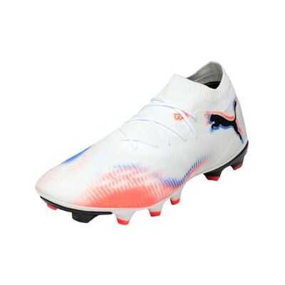 Puma Future 8 Match Fg/Ag Chaussures de football unisexes, blanche, noire, rouge éclatante, 42 EU 42 EU Puma Future 8 Match Fg/Ag Chaussures de football unisexes, blanche, noire, rouge éclatante, 42 EU 42 EU