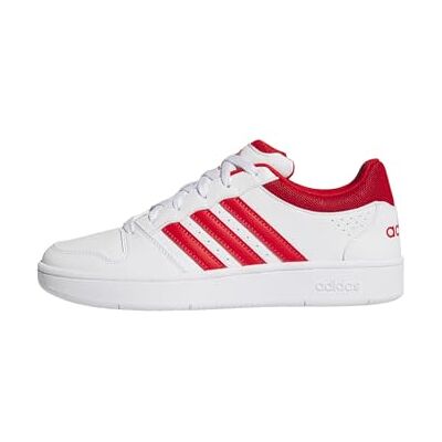 Adidas Hoops Classic Shoes Herenschoenen, Ftwr White/Red/Ftwr White, 44 EU 44 EU Adidas Hoops Classic Shoes Herenschoenen, Ftwr White/Red/Ftwr White, 44 EU 44 EU