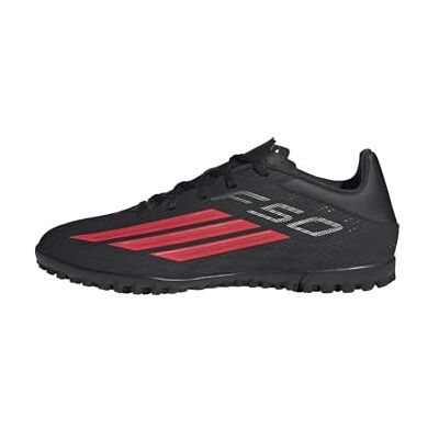 Adidas F50 Club Turf voetbalschoenen, uniseks, Core Black/Lucid Red/Core Black 44 2/3 EU Adidas F50 Club Turf voetbalschoenen, uniseks, Core Black/Lucid Red/Core Black 44 2/3 EU