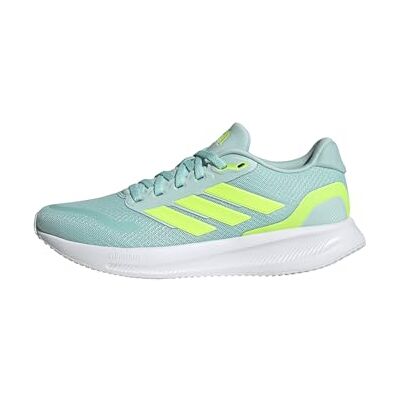 Adidas Runfalcon 5 W damesschoenen, Semi Flash Aqua/Lucid Lemon/Core Black, 44 EU 44 EU Adidas Runfalcon 5 W damesschoenen, Semi Flash Aqua/Lucid Lemon/Core Black, 44 EU 44 EU