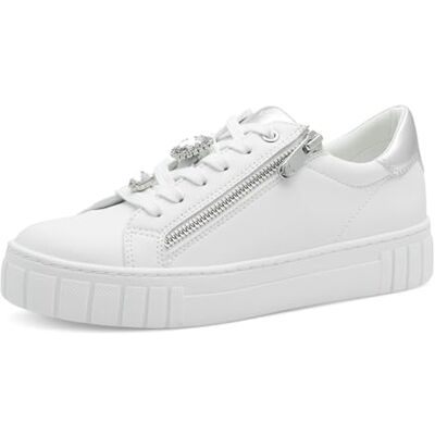 MARCO TOZZI Damessneakers 2-23702-44 Damessneakers, Wit/Zilver, 41 EU 41 EU MARCO TOZZI Damessneakers 2-23702-44 Damessneakers, Wit/Zilver, 41 EU 41 EU