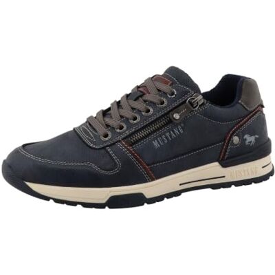 MUSTANG Lage herenschoenen, Navy Blauw, 43 EU 43 EU MUSTANG Lage herenschoenen, Navy Blauw, 43 EU 43 EU