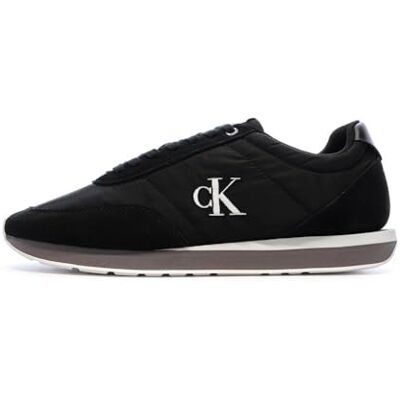 Calvin Klein Retro Runner Ess Mix Mat Ym0ym01361 BasHomme, Veelkleurig (Zwart Stormfront Vaporous White), 39.5 EU 41 EU Calvin Klein Retro Runner Ess Mix Mat Ym0ym01361 BasHomme, Veelkleurig (Zwart Stormfront Vaporous White), 39.5 EU 41 EU