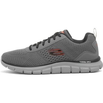 Skechers Homme Track Leshur Basket, Anthracite Orange, 42 EU 42 EU Skechers Homme Track Leshur Basket, Anthracite Orange, 42 EU 42 EU