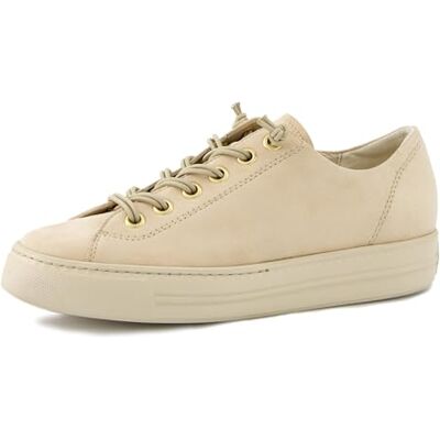 Paul Green Nubuk Royal Sneakers voor dames Beige sneakers, elastische veters, superzachte zool, duurzaam, voor dames 37.5 EU Paul Green Nubuk Royal Sneakers voor dames Beige sneakers, elastische veters, superzachte zool, duurzaam, voor dames 37.5 EU