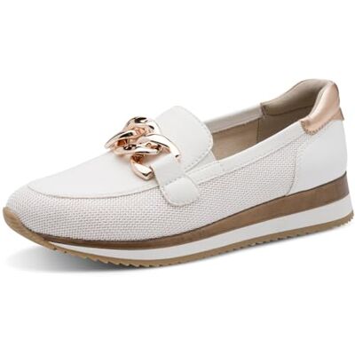 Jana Damesslipper met Dicker Sohle Vegan damessneakers, wit, roségoud, 41 EU 41 EU Jana Damesslipper met Dicker Sohle Vegan damessneakers, wit, roségoud, 41 EU 41 EU