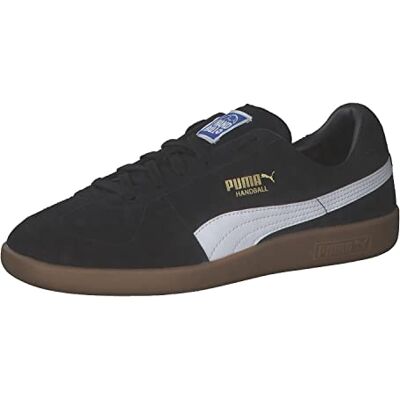 Puma Handbalschoenen voor binnen, uniseks, BLACK- WHITE-GUM, 48 EU 48 EU Puma Handbalschoenen voor binnen, uniseks, BLACK- WHITE-GUM, 48 EU 48 EU