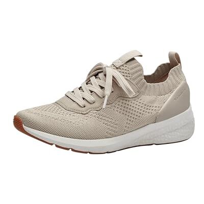 Tamaris Dames 1-23714-42 basketbal, ivoor metallic, 37 EU 37 EU Tamaris Dames 1-23714-42 basketbal, ivoor metallic, 37 EU 37 EU