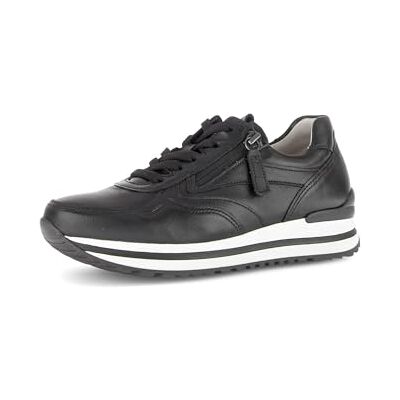 Gabor Damessneakers, lage sneakers, comfortabel, extra breed (H), Zwart 57, 40.5 EU Large 40.5 EU Large Gabor Damessneakers, lage sneakers, comfortabel, extra breed (H), Zwart 57, 40.5 EU Large 40.5 EU Large