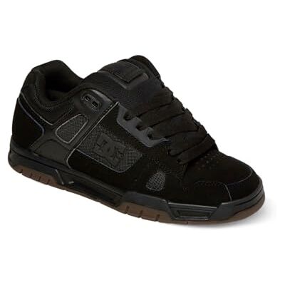 DCShoe Stag Low Top Skate Shoe Basketbal, Gum Zwart, 46 EU 46 EU DCShoe Stag Low Top Skate Shoe Basketbal, Gum Zwart, 46 EU 46 EU