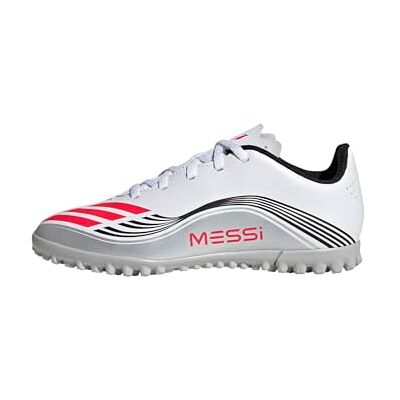Adidas F50 MESSI CLUB Turf voetbalschoenen voor kinderen, uniseks, kinderen, Ftwr Wit/Helder Rood/Zilver Met., 36 2/3 EU 36 2/3 EU Adidas F50 MESSI CLUB Turf voetbalschoenen voor kinderen, uniseks, kinderen, Ftwr Wit/Helder Rood/Zilver Met., 36 2/3 EU 36 2/3 EU