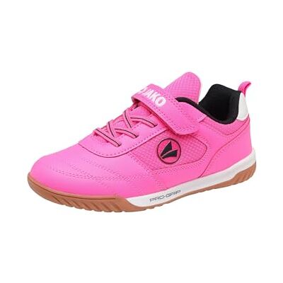 JAKO J-sh Winger Ev Indoor veldschoenMeisjes, Fluorescerend Roze (Jet Black), 35 EU 35 EU JAKO J-sh Winger Ev Indoor veldschoenMeisjes, Fluorescerend Roze (Jet Black), 35 EU 35 EU