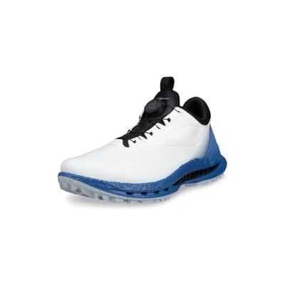 Ecco Biom C5 BOA GTX Waterdichte leren golfschoenen voor heren, Wit/Navy Blauw, 42 EU 42 EU Ecco Biom C5 BOA GTX Waterdichte leren golfschoenen voor heren, Wit/Navy Blauw, 42 EU 42 EU