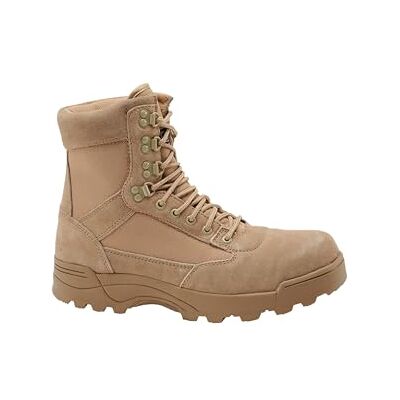 Brandit 9 tactische laarzen met oogjes, tactische en militaire laarzen, uniseks, Ivoor, 47 EU 47 EU Brandit 9 tactische laarzen met oogjes, tactische en militaire laarzen, uniseks, Ivoor, 47 EU 47 EU