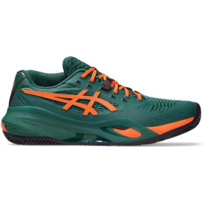 Asics Gel-Resolution X Padel Baskets pour homme, Jewel Green Energy Orange, 39 EU 39 EU Asics Gel-Resolution X Padel Baskets pour homme, Jewel Green Energy Orange, 39 EU 39 EU