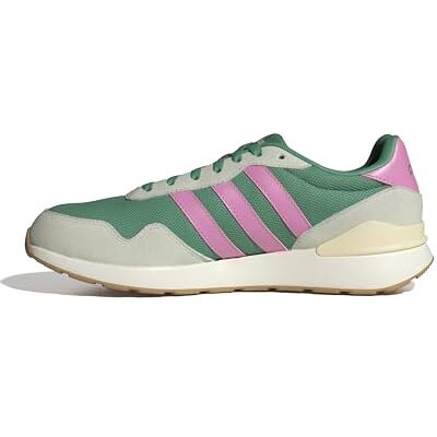 Adidas Dames RUN 60s 4.0 SHOES, Semi Court Green/Bliss Pink/Warm Vanilla, 41 1/3 EU 41 1/3 EU Adidas Dames RUN 60s 4.0 SHOES, Semi Court Green/Bliss Pink/Warm Vanilla, 41 1/3 EU 41 1/3 EU